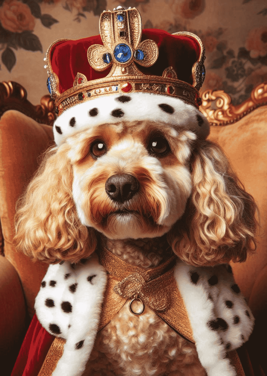 Cockapoo Dog Wall Art for Living Room - Bedroom Wall Art