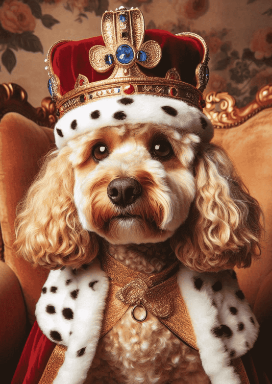 Cockapoo Dog Wall Art for Living Room - Bedroom Wall Art