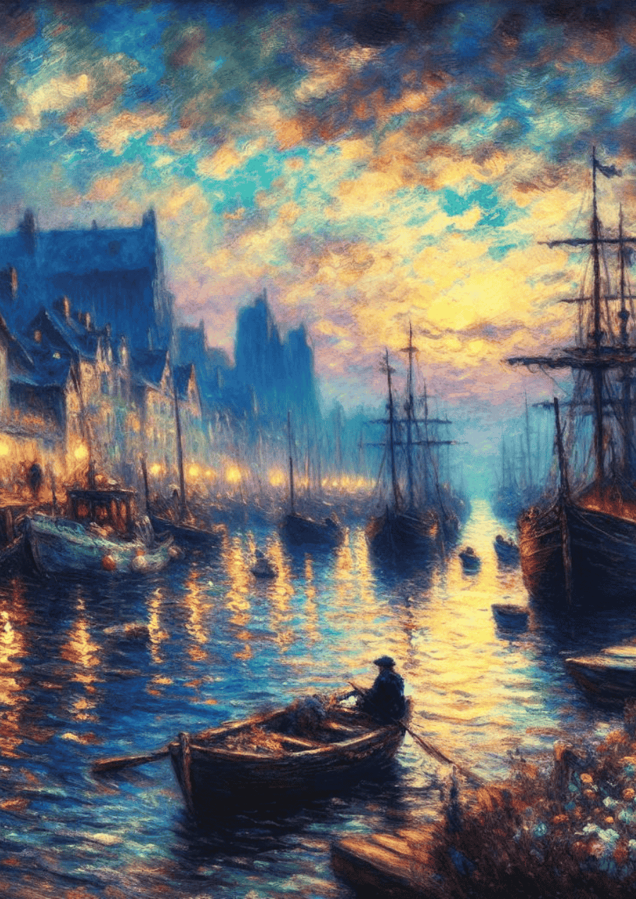 Unframe river wall art print